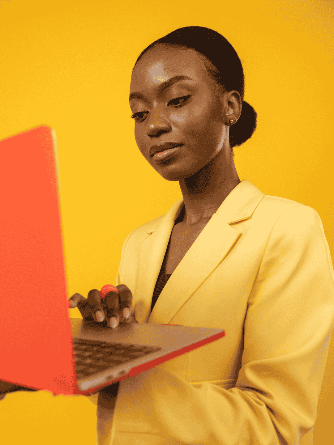 HR professional reviewing GLP-1 weight management programme data on a laptop — Healthcount for insurers and employers